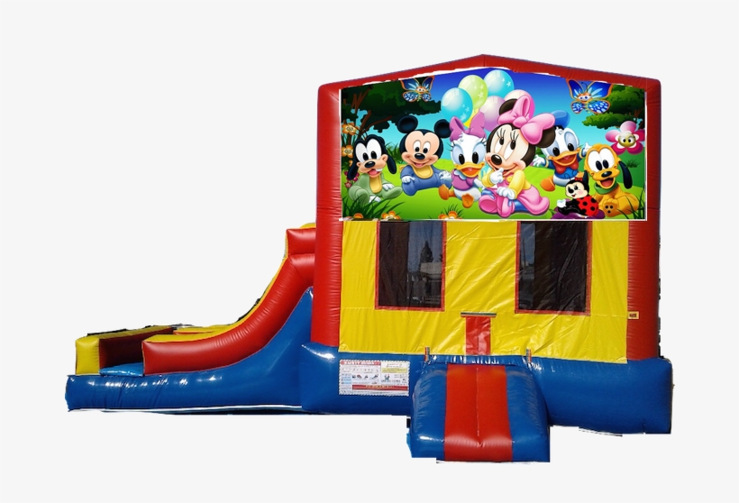 2 Lanes Side Slide Jumper Minnie Mouse $180/day - Hallmark - Minnie's 1st Birthday Centerpiece, transparent png #1641323