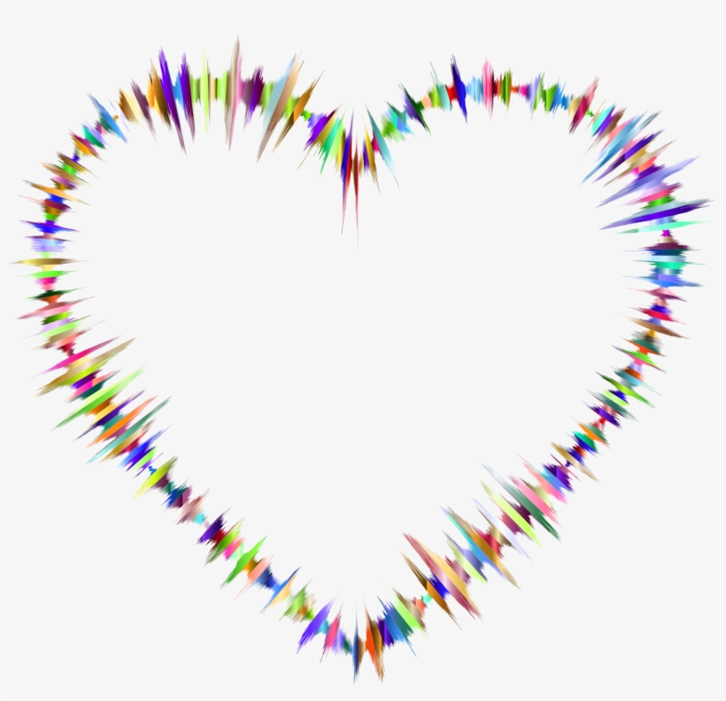 Music Wave Sound Abstract Art Audio Aural Ear - Heart Sound Waves, transparent png #1641456