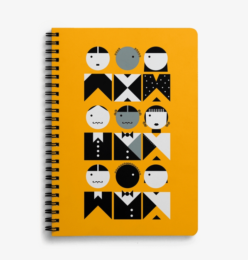 Dailyobjects French Mustard Fashion A6 Spiral Notebook - Iphone, transparent png #1642419