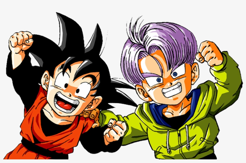 Share This Image - Goten Trunks Png, transparent png #1642508