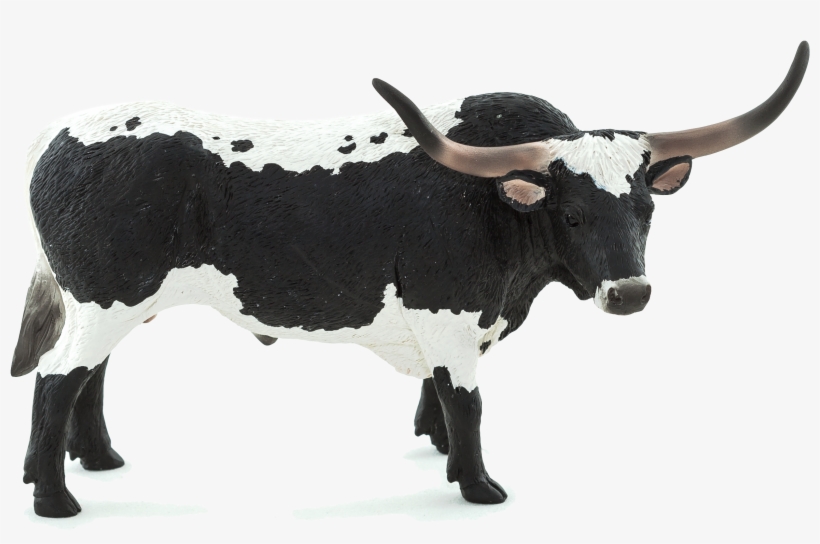 Animal Planet Texas Longhorn Bull - Mojo Fun 387222 Texas Longhorn Bull Realistic Farm, transparent png #1642933