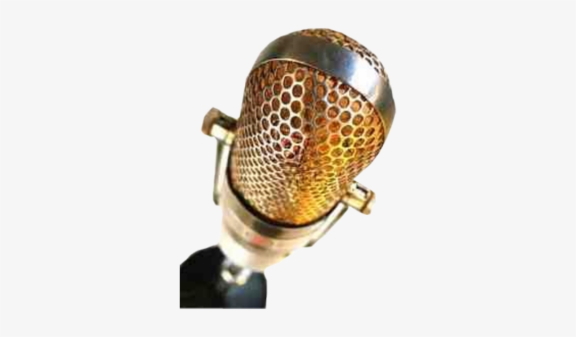 Gold Mic Psd - Open Mic, transparent png #1643313