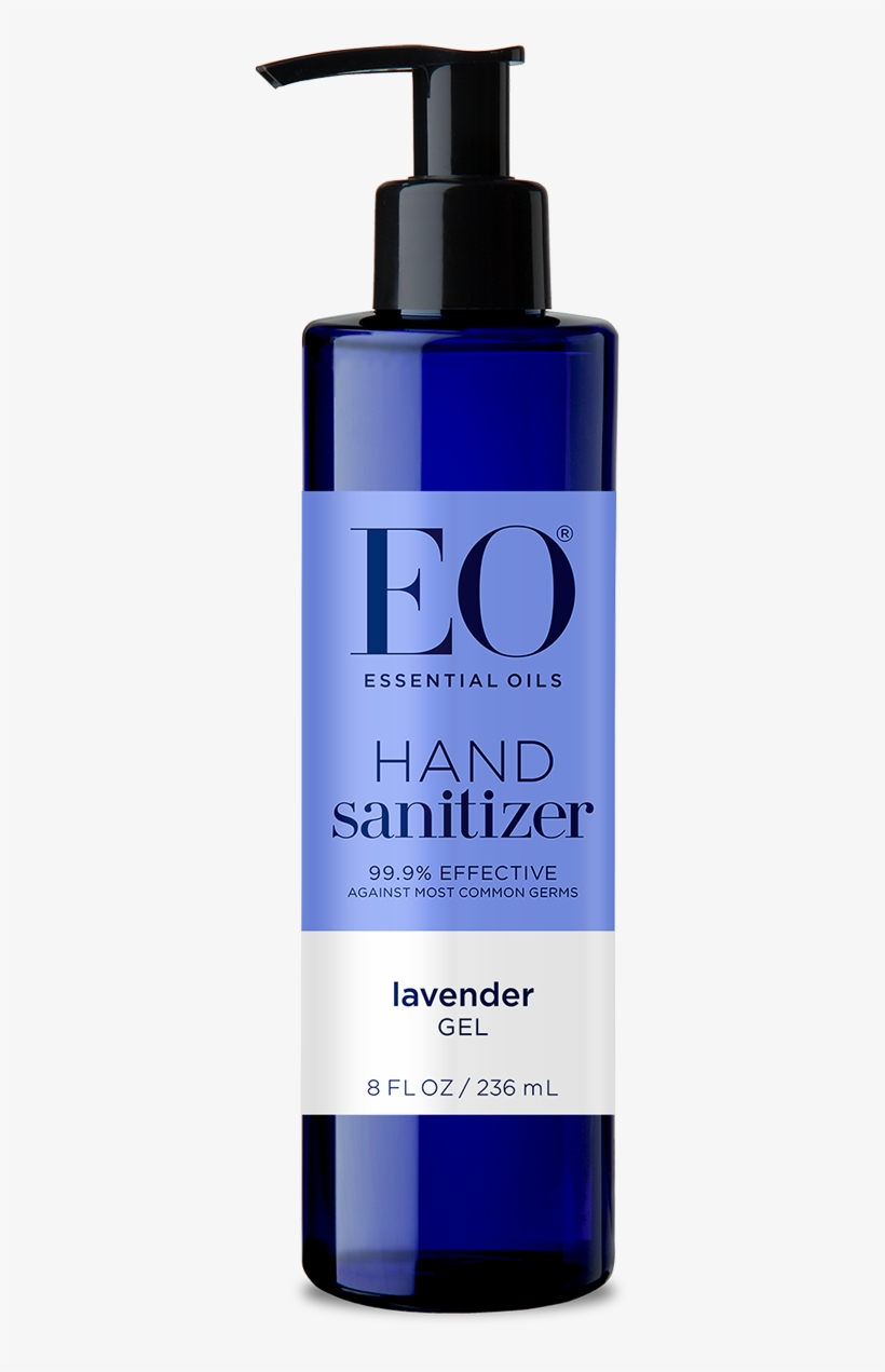 Eo Lavender Botanical Hand Sanitizer Gel 8oz - Eo Hand Sanitizer, transparent png #1643490