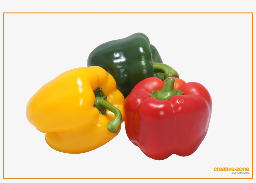 Yellow, Green, Red Pepper - Green Yellow And Red Chili Peppers, transparent png #1643735