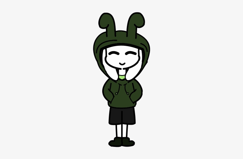 Asri In A Cute Bunny Hoodie - Cartoon, transparent png #1643805