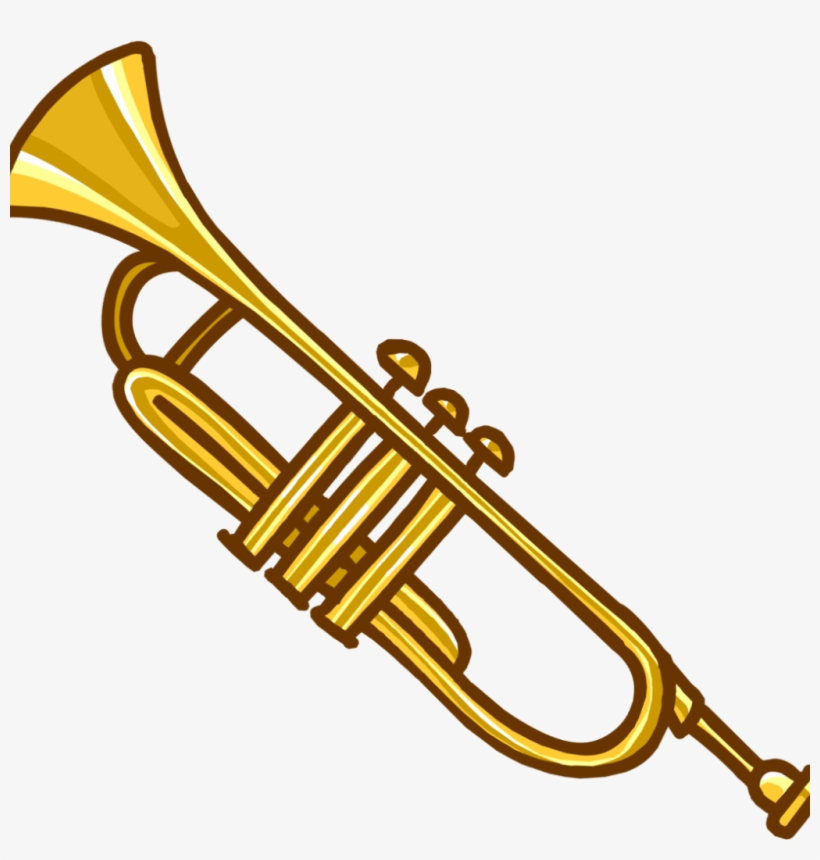 Music Instrument Clipart - Trumpet, transparent png #1643897