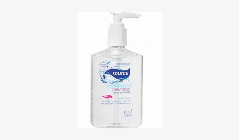 Source Hand Sanitiser 8 Fl Oz - Fluid Ounce, transparent png #1643945
