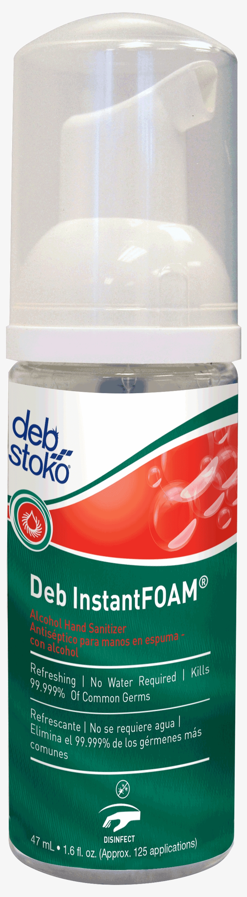 Deb Instantfoam® 50ml Pump Bottle - Deb Instantfoam Hand Sanitiser Info1con, transparent png #1643991