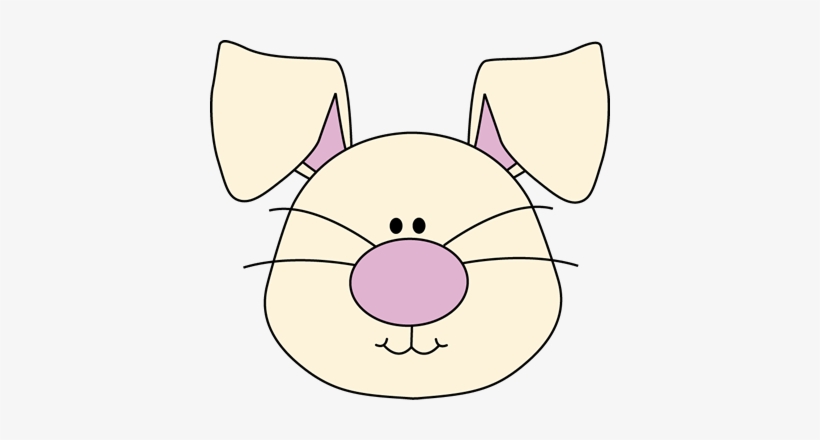 bunny face clipart