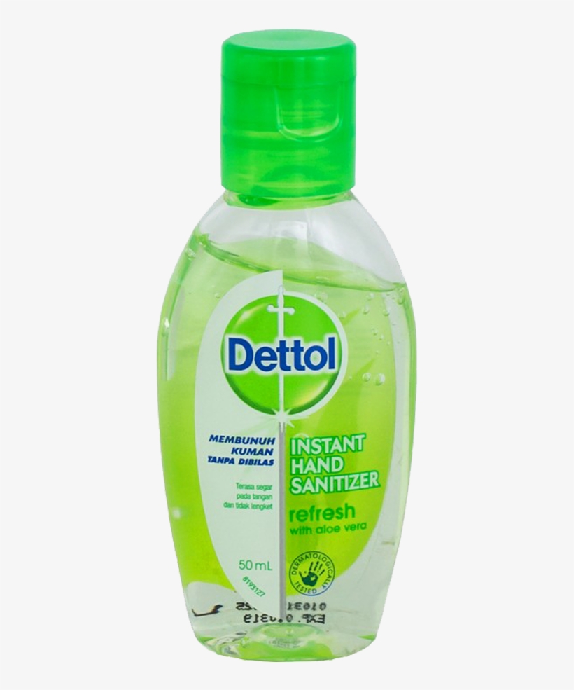 Dettol Hand Sanitizer Aloe Vera 50 Ml - Dettol Shaving Cream With Fresh Fragrance 70gms, transparent png #1644141