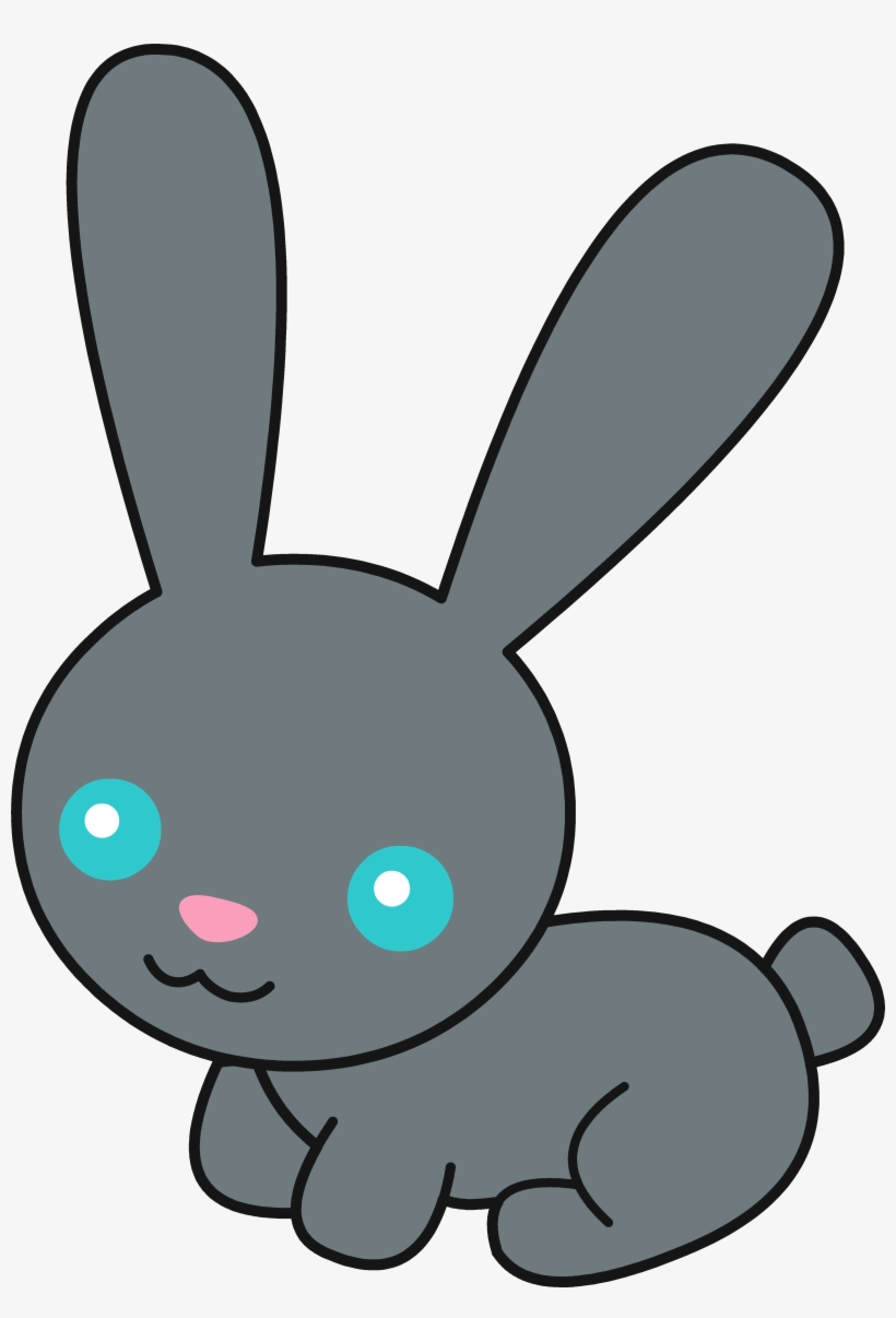 Cute Bunny Clipart - Clip Art, transparent png #1644144