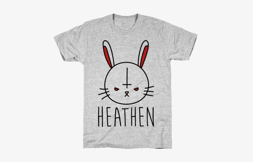 Heathen Easter Bunny Mens T-shirt - Sorry I Can't, I Have A Dog T-shirt: Funny T-shirt, transparent png #1644464