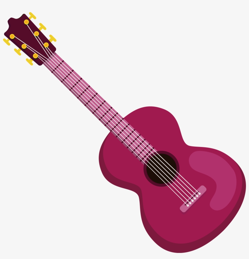 Ukulele Vector Cute Svg Freeuse - Vector Guitar, transparent png #1644511