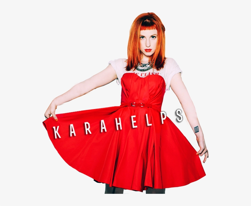 I'm Kara And Sometimes I Wish I Was Hayley Williams - Hayley Williams In A Dress, transparent png #1644624