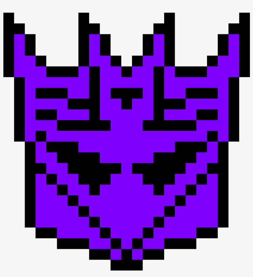 Decepticon - Perler Patterns Transformers, transparent png #1644749