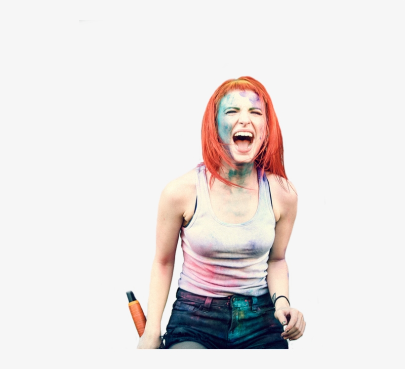 Hayley Williams, Paramore, And Hayley Image - Hayley Williams Face Paint, transparent png #1644878