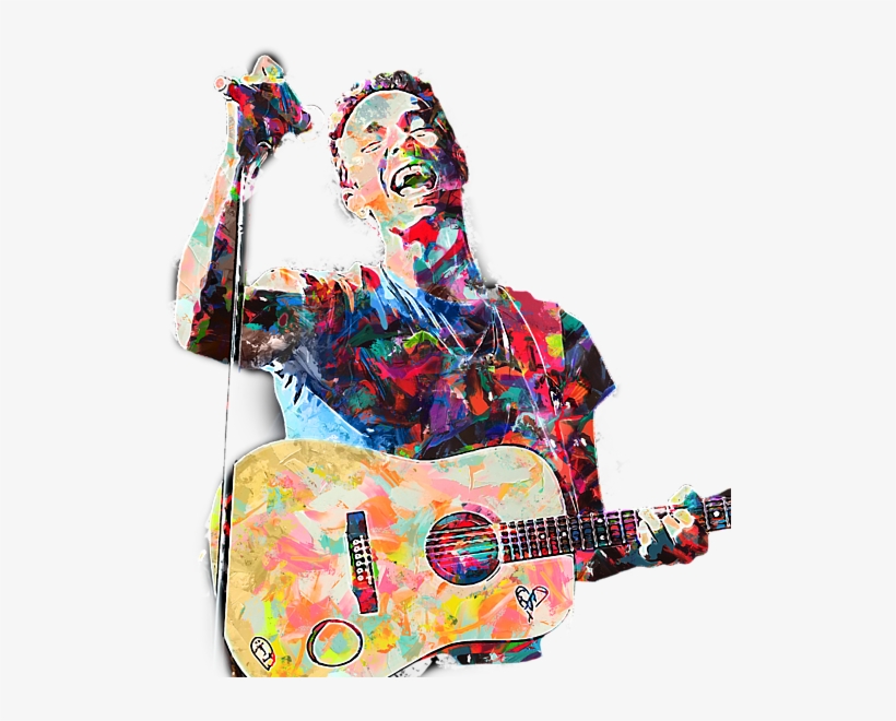 Click And Drag To Re-position The Image, If Desired - Chris Martin Painting Coldplay, transparent png #1644941