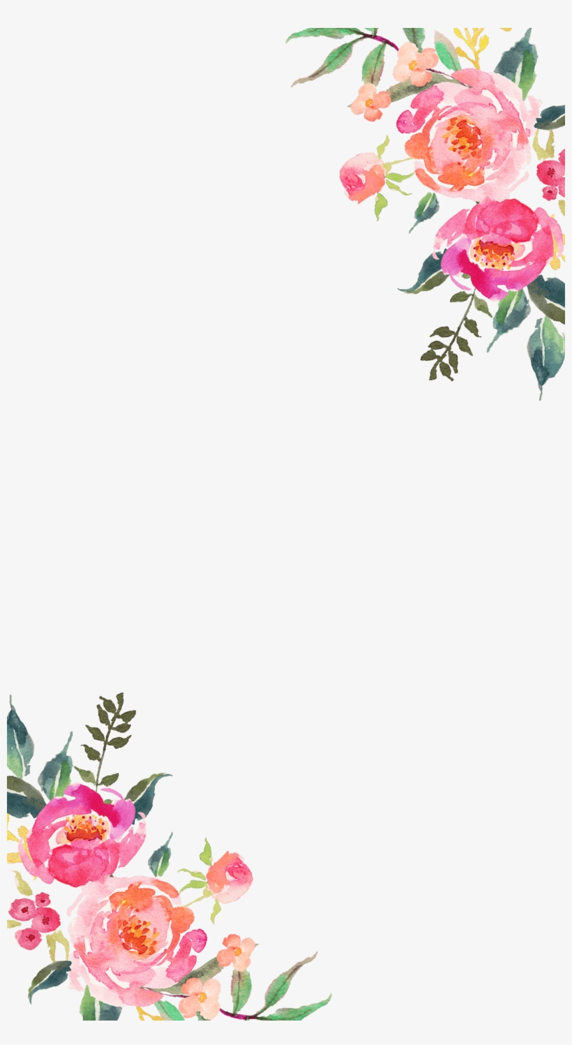 Corner Flower - Transparent Corner Flower Design, transparent png #1645109