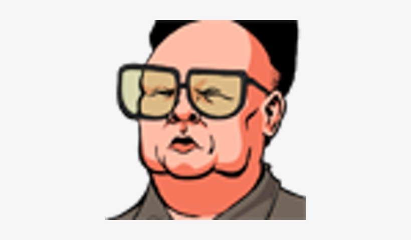 Plaid Kim Jong-il - Cartoon, transparent png #1645268