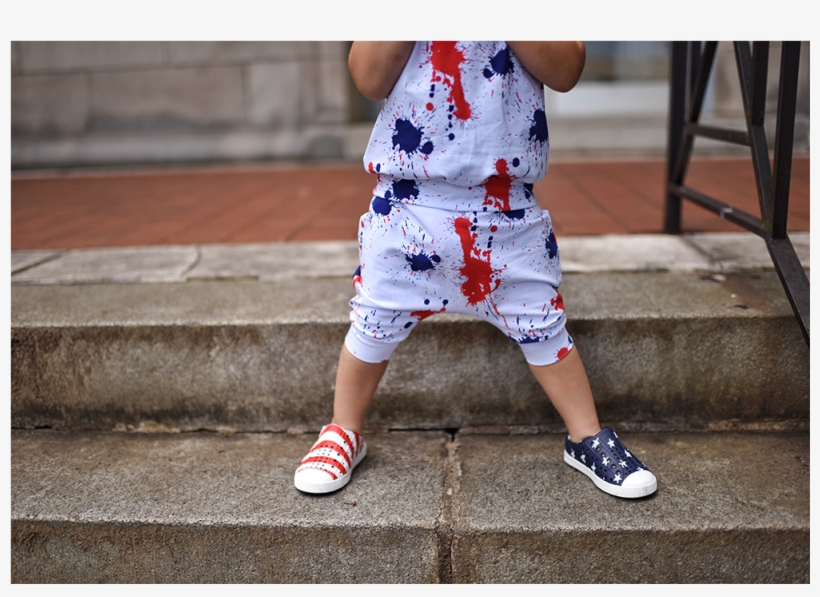 Red & Blue Paint Splash - Harem Pants, transparent png #1645907