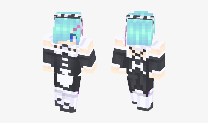 Minecraft re zero. Ре зеро скины. Minecraft re zero. Ре зеро скины. Скин рам в майнкрафт.