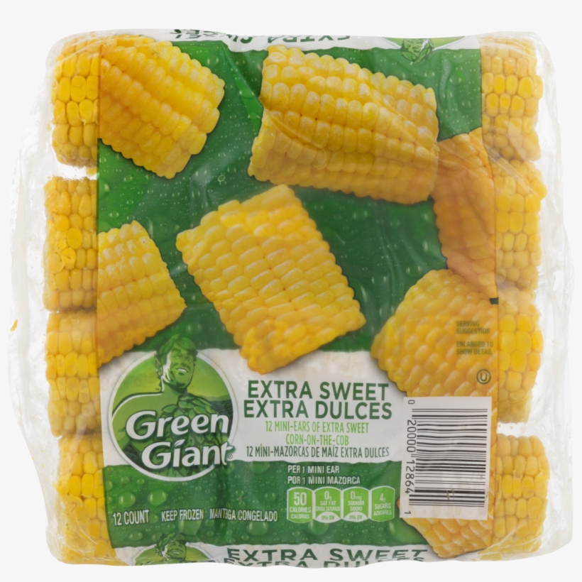 Green Giant Extra Sweet Corn On The Cob Mini Ears, - Green Giant Valley Fresh Steamers Sweet Peas - 12 Oz, transparent png #1646344