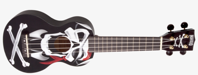 Best Ukulele - Mahalo Soprano Ukulele Pirate Black, transparent png #1646488