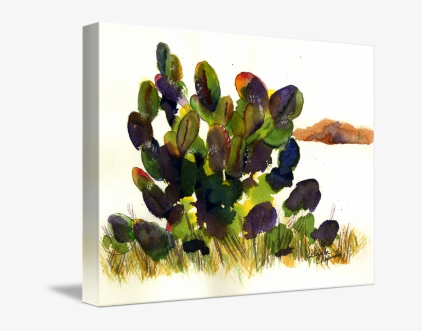 Go To Image - Imagekind 'cactus' Framed Painting Print, Green, transparent png #1646531