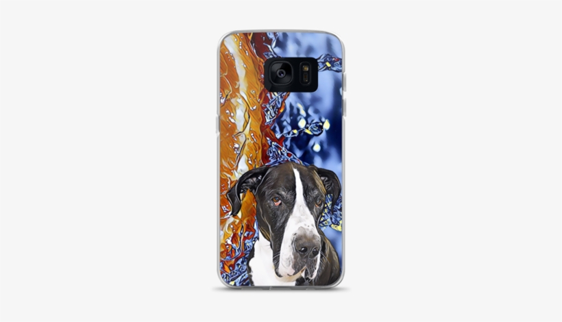 Samsung Case Great Dane White & Black Water Splash - My Great Dane Journal: Journal / Notebook, transparent png #1646628