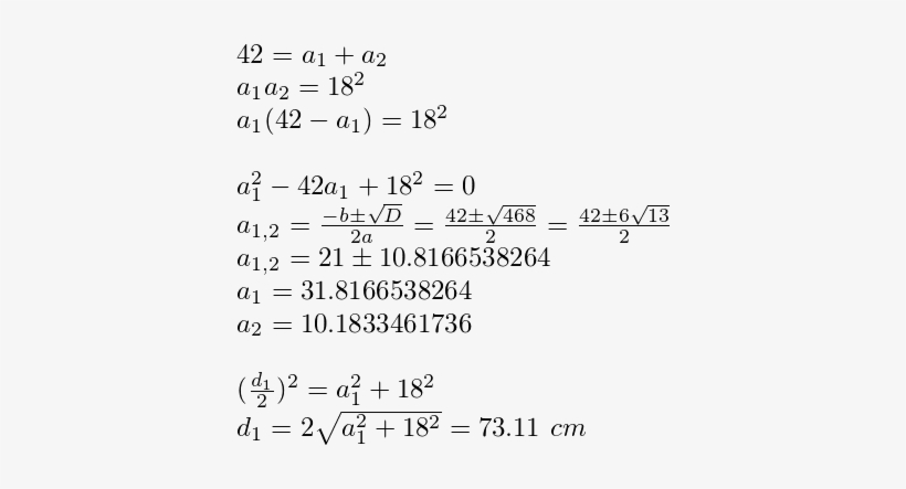 Solution In Text D 1 = - Mathematics, transparent png #1646708