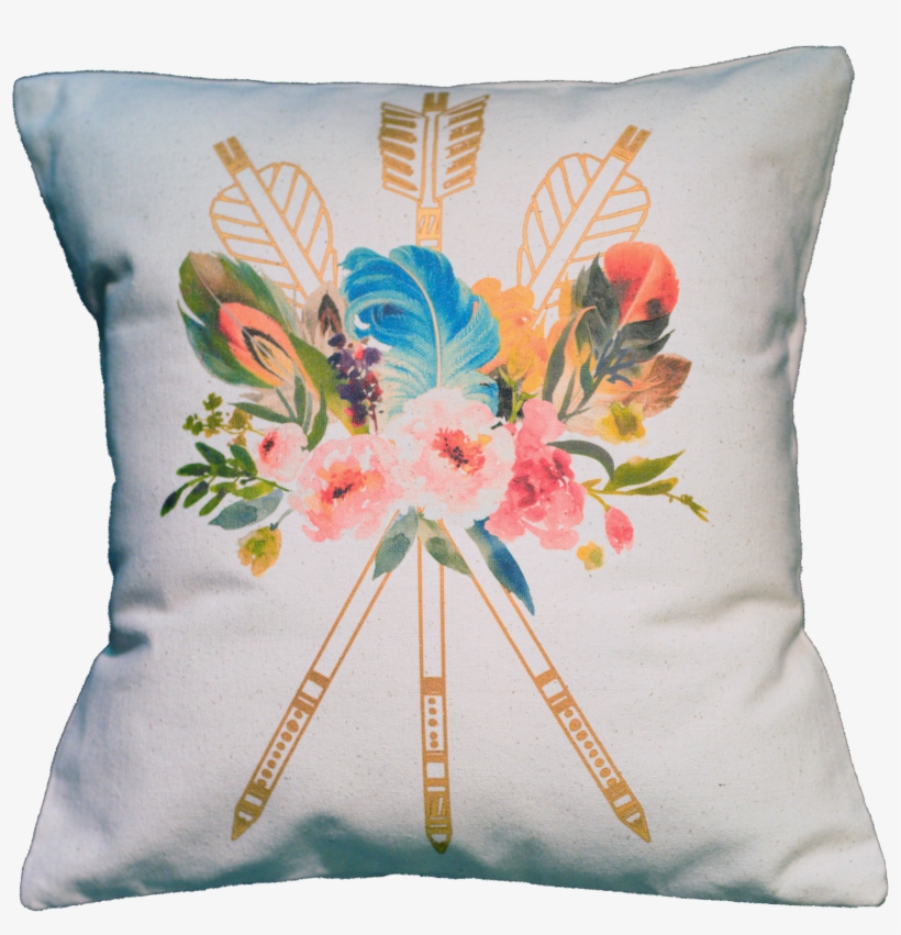 Floral Crossed Arrows - Mother Of The Bride Tote Cute Bridal Party Gifts Personalized, transparent png #1646759