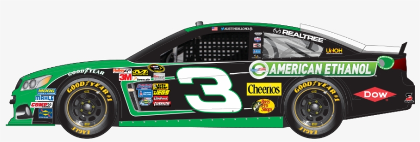 Austin Dillon Drove The No - Ryan Newman Car 2017 Paint Scheme, transparent png #1647154