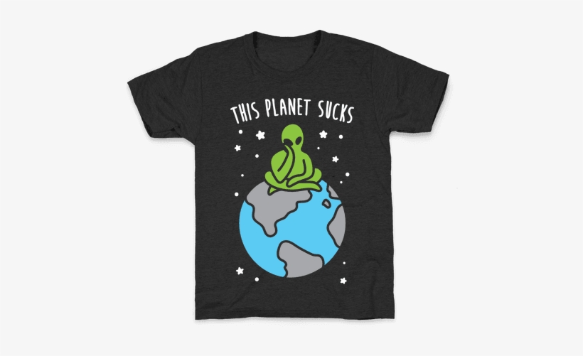 This Planet Sucks Kids T-shirt - Planet Sucks, transparent png #1647224