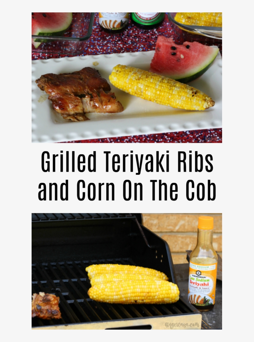 Grilled Teriyaki Corn On The Cob And Pork Ribs For - Corn Kernels, transparent png #1647327