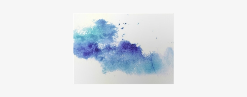 Gallery Direct Abstract Blue Watercolor Oversized Gallery, transparent png #1647328