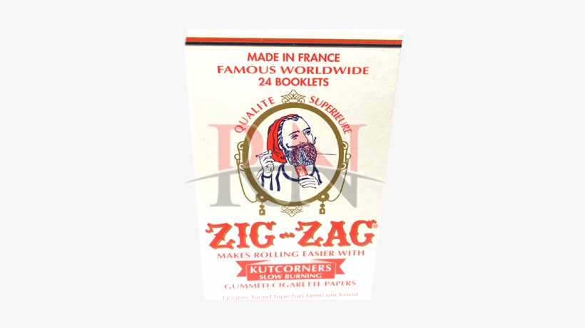 Kutcorners Slow Burning - Zig Zag Cigarette Papers - 32 Leaves, transparent png #1647824