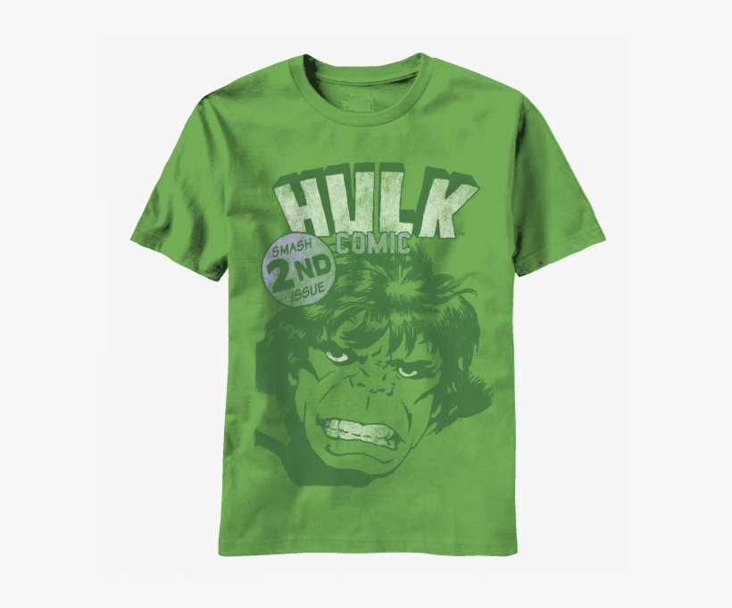 Incredible Hulk Smash 2nd Issue Cover T-shirt - X Men Jim Lee T Shirt, transparent png #1648087