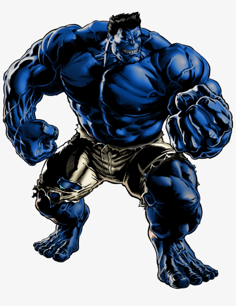 No Caption Provided - Blue Hulk, transparent png #1648413