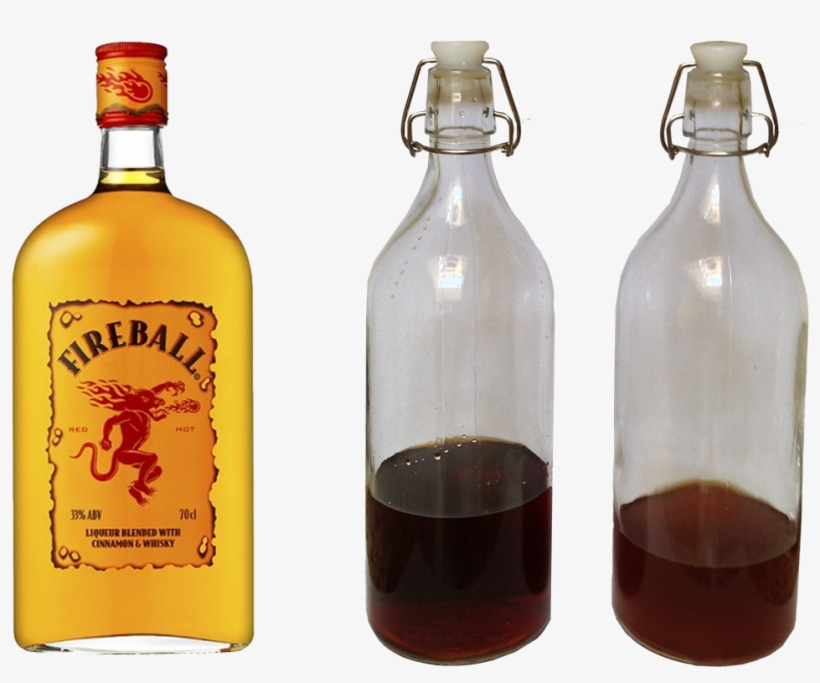 #howto Make Fireball Whiskey At Home We Just Got Some - 1 Liter Fireball Cinnamon Whisky, transparent png #1648689