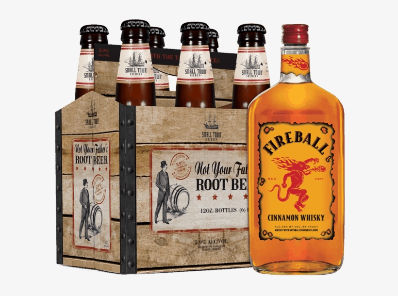 00 For Not Your Father's & Fireball Cinnamon Whisky - Fireball Cinnamon Whiskey 1 L, transparent png #1648740