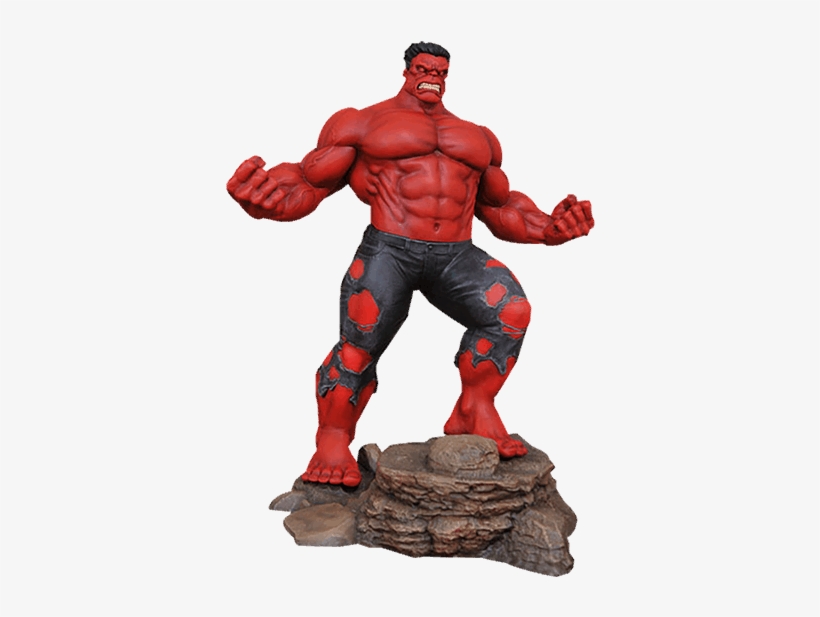 Marvel Red Hulk Marvel Gallery Statue Zing Pop Culture - Red Hulk Statue Gamestop, transparent png #1648818