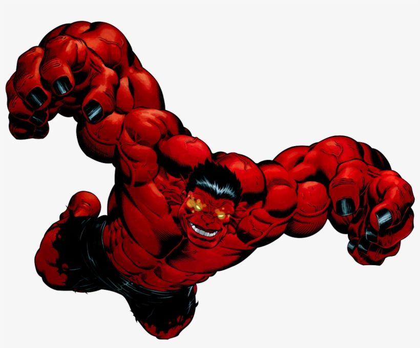 Hulk Clipart Ultimate Red - Red Hulk Comic Png, transparent png #1648861
