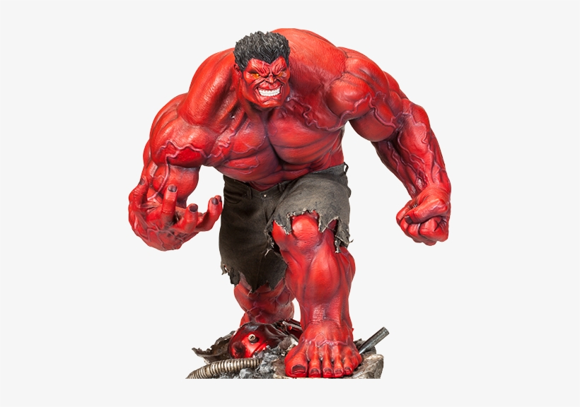 Red Hulk Transparent By Davidbksandrade On Deviantart - Gray Hulk Marvel Premium Format Figure, transparent png #1648996