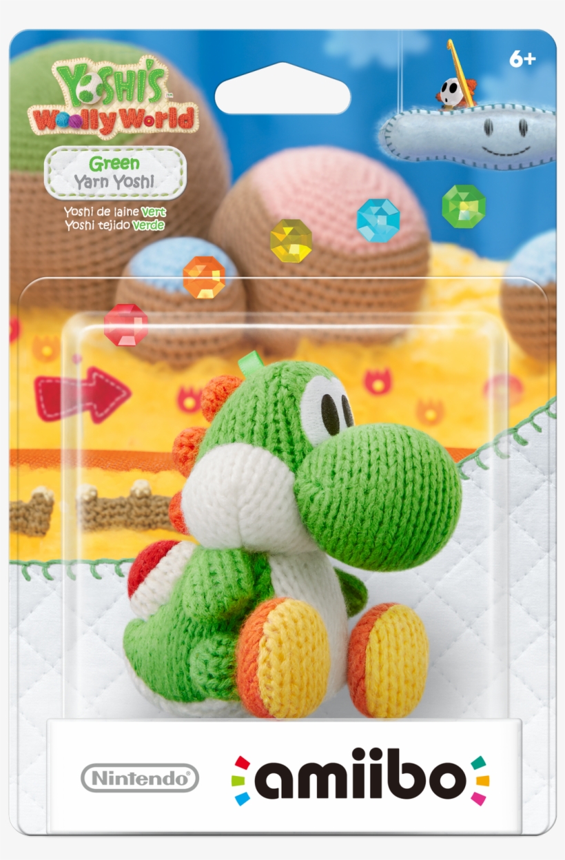 01 Of - Nintendo Light Blue Yarn Yoshi - Amiibo, transparent png #1649044