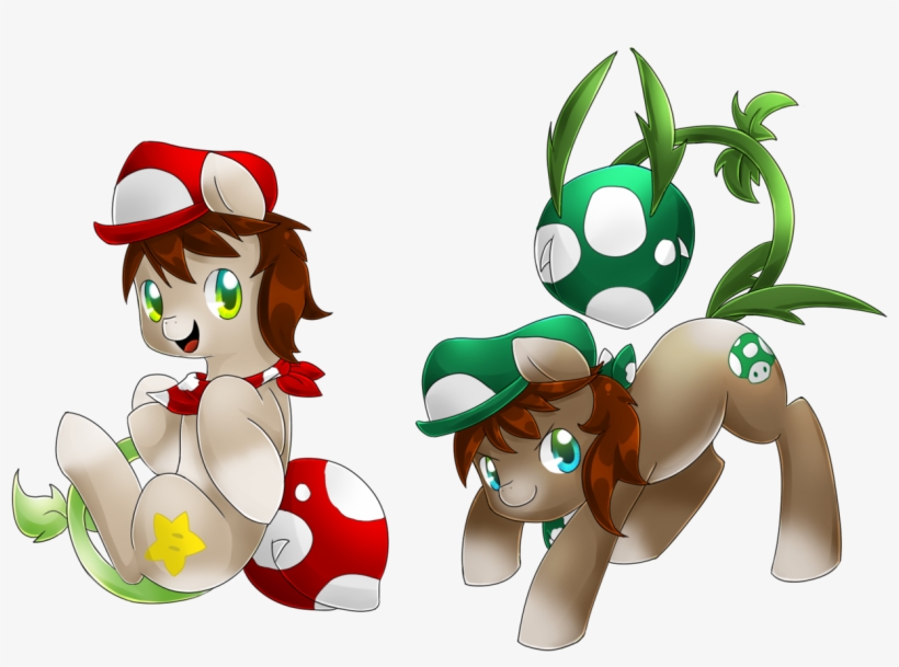 Pegasisters82, Augmented Tail, Luigi, Mario, Mario - Luigi, transparent png #1649226