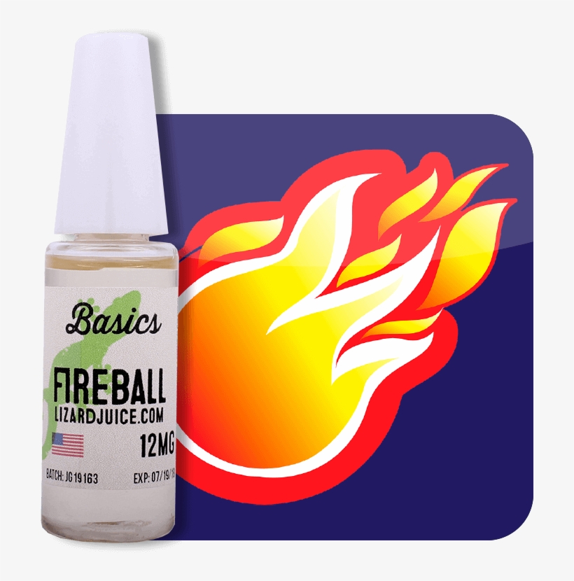 Fireball E-liquid From Lizard Juice In 15ml Needle, transparent png #1649479