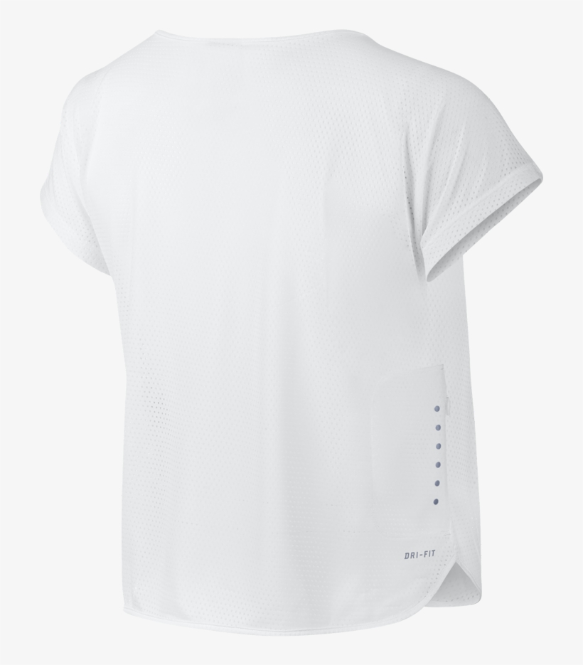 Nike Women's Run Free Swoosh Cool Running Short Sleeve - Active Shirt, transparent png #1649624