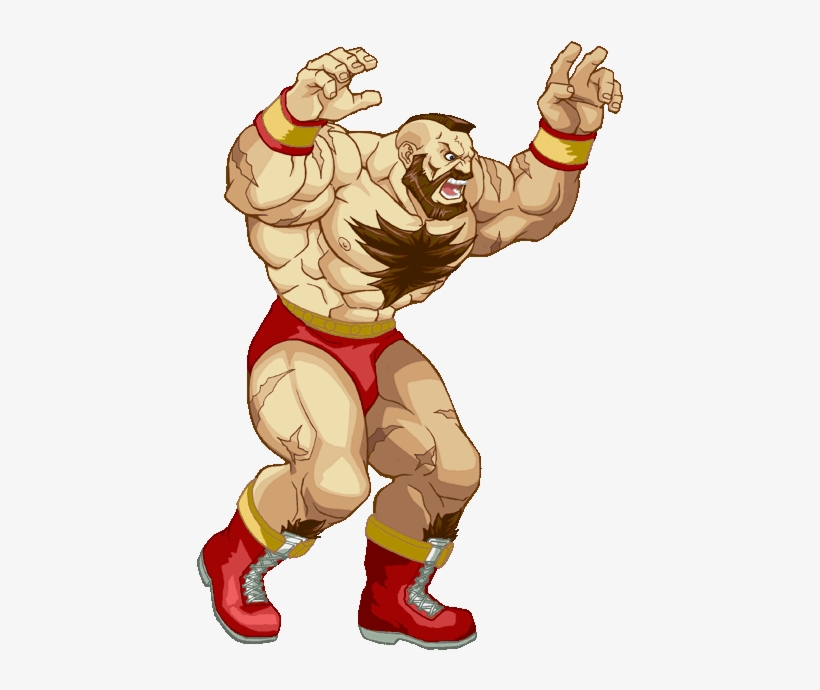 30 Mar - Zangief Grab, transparent png #1649804