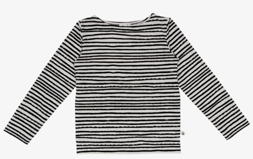 Noé & Zoë Longsleeve Tee Black Stripes - T-shirt, transparent png #1649951