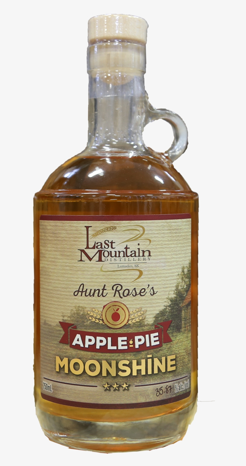 Apple Pie Moonshine - Glass Bottle, transparent png #1650158